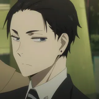 💵 Daisuke Kambe The Millionaire Detective Balance: Unlimited Anime, Detektiv, Millionär, Ernst, Charakter telegram sticker