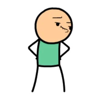 😌 Cyanide and Happiness, 氰化物, 幸福, 火柴人, 卡通, 搞笑 whatsapp sticker