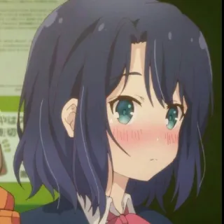🧊 ragazza anime, anime, cartone animato, ragazza, personaggio whatsapp sticker