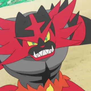 😠 Incineroar Pokemon pokemon, incineroar, fire type, video game, animal telegram sticker