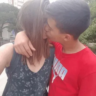 💋 Kuss, Paar, Liebe, Romantik, Beziehung, Zuneigung telegram sticker