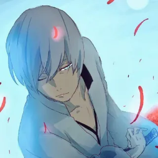 🐍 Gin Ichimaru Bleach Anime, Manga, Gin Ichimaru, Bleach, Charakter, Schwert telegram sticker