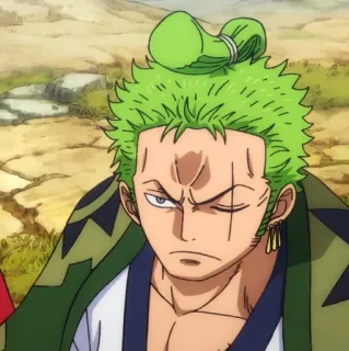 🐉 Zoro One Piece Аниме, Ван Пис, Зоро, Ророноа Зоро, Мечник, Пират telegram sticker