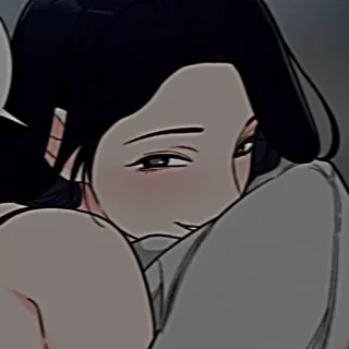 💗 Desenho animado, Mulher, Anime, Retrato, Ilustração, Arte telegram sticker