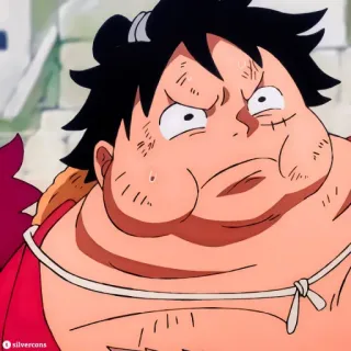 🤢 Luffy One Piece Anime, One Piece, Luffy, Karakter, Kartun telegram sticker