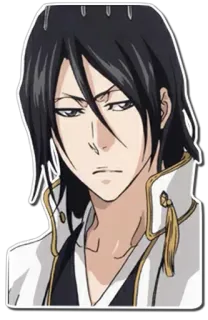 😑 Byakuya Kuchiki Bleach Anime, Mangá, Byakuya, Kuchiki, Bleach, Shinigami whatsapp sticker