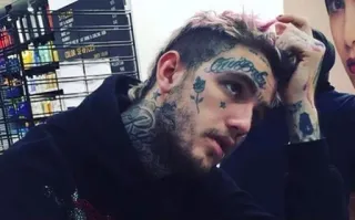 😒 Lil Peep Rapper, Musiker, Sänger, Tattoo, Porträt, Lil Peep telegram sticker
