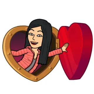 ❤️ Bitmoji, Coração, Amor, Desenho animado, Dia dos Namorados telegram sticker