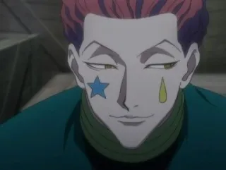 😕 Hisoka Hunter x Hunter Anime, Villano, Manga, Joker, Payaso whatsapp sticker