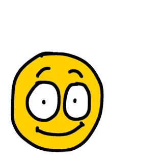🤨 smiley, emoji, amarelo, rosto, feliz telegram sticker