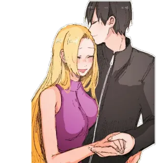 😚 Ino Yamanaka Naruto Anime, Casal, Romance, Afeição, Naruto, Ino Yamanaka, Sai telegram sticker