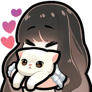 🤗 Anime girl telegram sticker