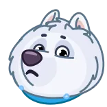 🥺 강아지, 귀여운, 동물, 만화, 스티커 whatsapp sticker