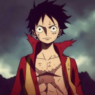 Monkey D Luffy by @iLUC1E telegram stickers