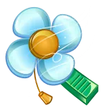 ๐ flower, blue, sticker, nature, plant, icon whatsapp sticker