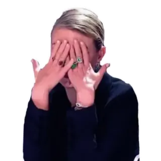 🙈 Facepalm, peinlich berührt, Frau, Augen bedecken, Enttäuschung telegram sticker