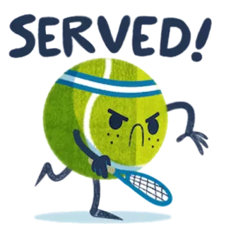 Game, Set, Match telegram stickers