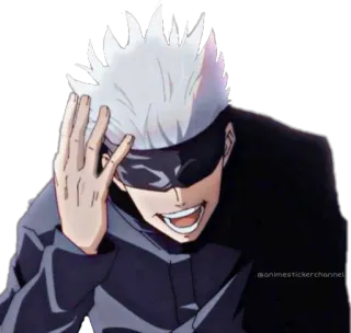 😆 Gojo Satoru Jujutsu Kaisen Anime, Manga, Jujutsu Kaisen, Gojo Satoru, Personnage telegram sticker