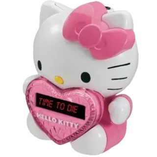 🥰 Hello Kitty TIME TO DIE
HELLO KITTY Hello Kitty, мультфильм, милый, розовый, смерть, время, каваи telegram sticker