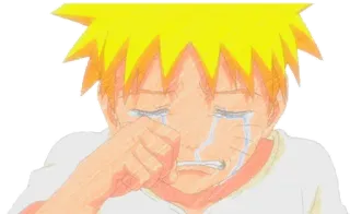 😭 Naruto anime, manga, crying, sad, naruto telegram sticker