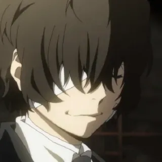 🥀 Osamu Dazai Bungo Stray Dogs anime, character, manga, bungo stray dogs, osamu dazai telegram sticker