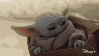 😃 Baby Yoda The Mandalorian Малыш Йода, Мандалорец, Звездные войны, милый, Грогу telegram sticker