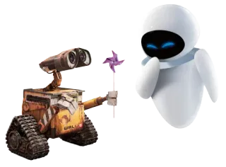 🌷 Wall-E робот, дисней, пиксар, анимация, ева telegram sticker