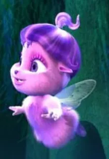 🚼 Bibble Barbie Fairytopia Bibble, Barbie Fairytopia, fata, viola, carino, cartone animato telegram sticker