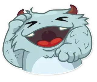 Fatty Yeti whatsapp stickers