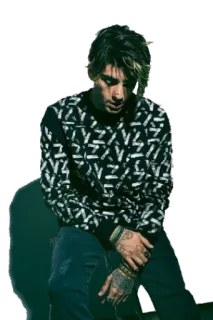 😔 Zayn Malik Zayn Malik, singer, celebrity, One Direction, music whatsapp sticker