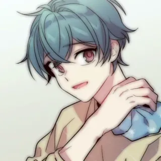 💬 Anime, Manga, Chico, Personaje, Ilustración telegram sticker