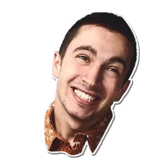 😁 osoba, uśmiech, szczęśliwy, mężczyzna, twarz, portret telegram sticker