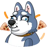 Tusky Husky telegram stickers