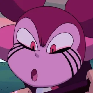 😈 Spinel Steven Universe cartoon, pink, character, Steven Universe, Spinel whatsapp sticker