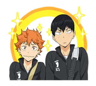 ✨ Hinata Shoyo Haikyuu!! 日向翔陽, ハイキュー, アニメ, 漫画, スポーツ, バレーボール, マンガ telegram sticker