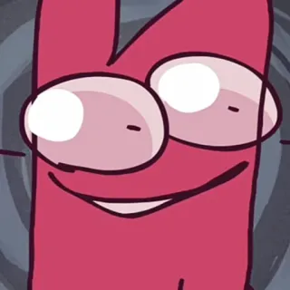 🌚 Desenho animado, Meme, Engraçado, Expressão, Personagem telegram sticker