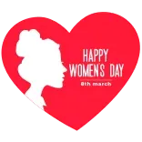 ❤️ HAPPY WOMEN'S DAY phụ nữ, trái tim, ngày phụ nữ, ngày lễ, lễ kỷ niệm telegram sticker