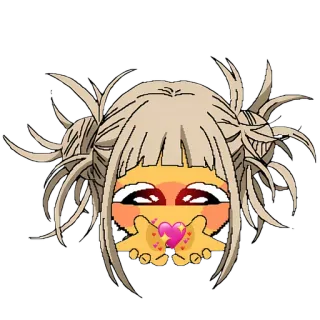 🌝 Himiko Toga My Hero Academia Anime, Dziewczyna, Złoczyńca, Uczennica, Toga, Himiko telegram sticker