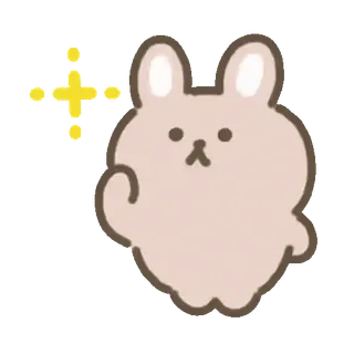 🐰 กระต่าย, กระต่าย, นิ้วกลาง, ท่าทางไม่สุภาพ, การ์ตูน, สัตว์, น่ารัก telegram sticker