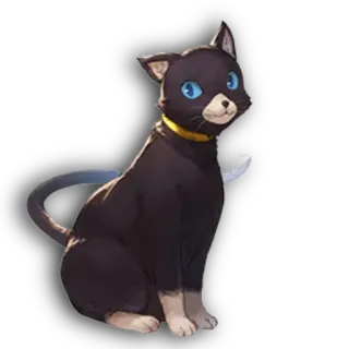 🐱 Morgana Persona 5 kat, Persona, Morgana, Phantom Thieves, anime, videogame telegram sticker