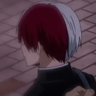 ❄️ Shoto Todoroki My Hero Academia Anime, Postać, My Hero Academia, Shoto Todoroki telegram sticker