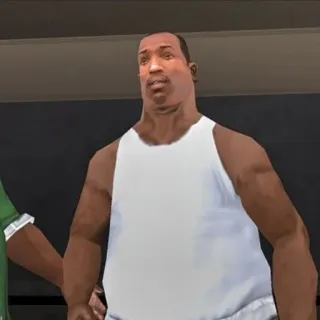 👊 CJ Grand Theft Auto: San Andreas CJ, Carl Johnson, GTA, Grand Theft Auto, San Andreas, Video game, Personagem whatsapp sticker