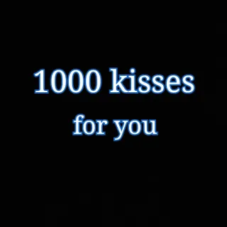 ❤️ 1000 kisses
for you bisous, amour, affection, romantique, salutations, relation whatsapp sticker