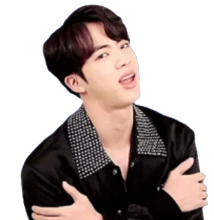 😧 Jin kpop, cantante, uomo, asiatico, artista, artista telegram sticker