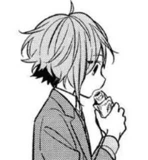 🖤 Anime, Manga, Getränk, Junge, Charakter telegram sticker