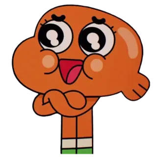 😍 Darwin Watterson The Amazing World of Gumball dessin animé, poisson, personnage, animation, Darwin Watterson, Le monde incroyable de Gumball telegram sticker