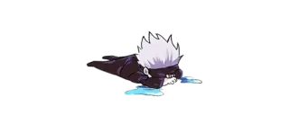 ✨ Anime, Charakter, Liegend, Weinend, Traurig telegram sticker