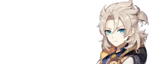 🌟 Albedo Genshin Impact Anime, Video game, Cabelo loiro, Albedo, Genshin Impact telegram sticker
