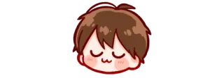 😌 Anime, Słodkie, Kawaii, Chibi, Śpiący telegram sticker