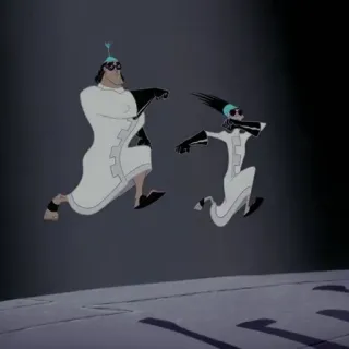 🍂 Kuzco The Emperor's New Groove Dibujos animados, Disney, Kuzco, Yzma, Animación telegram sticker